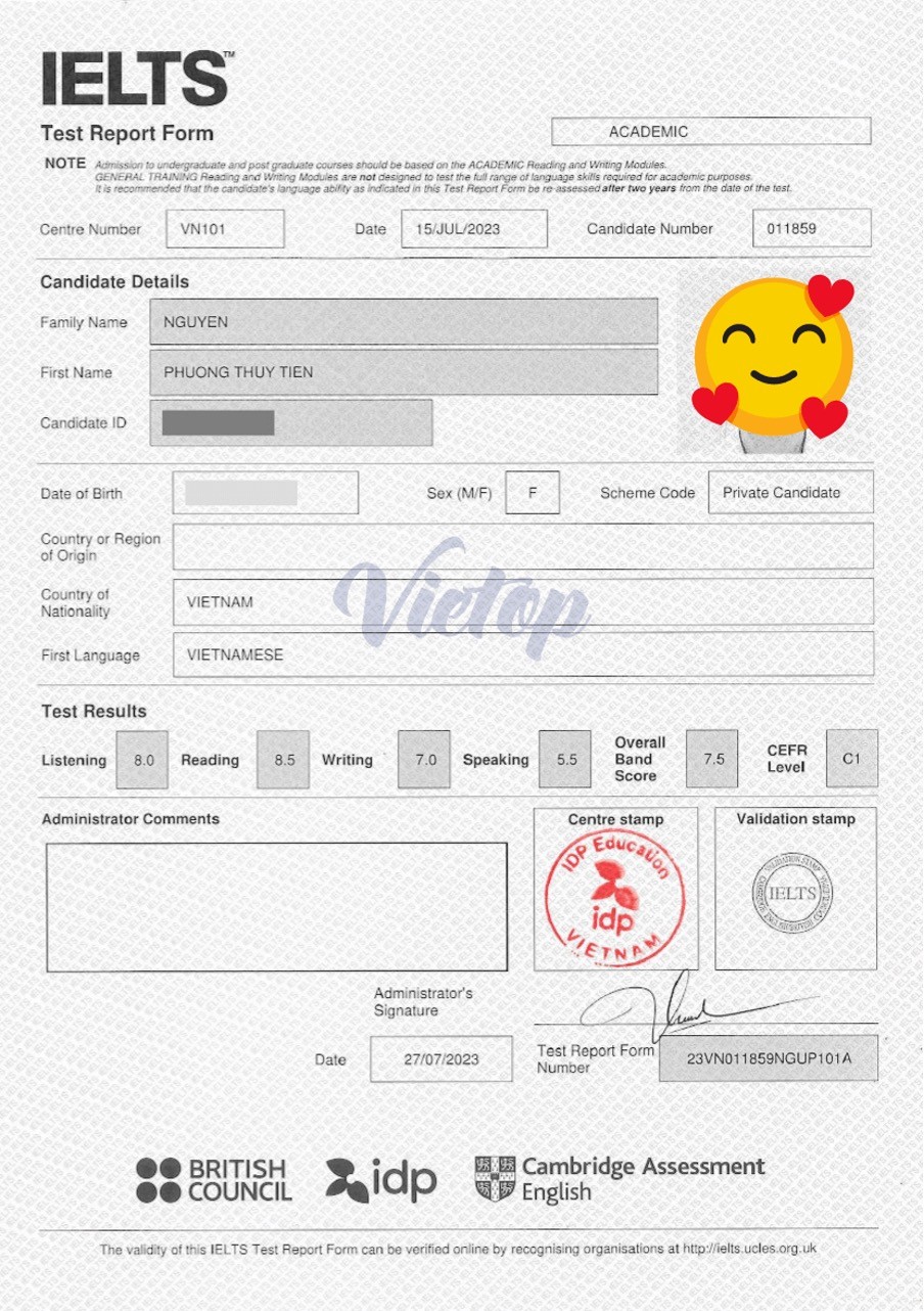 Cô bạn học sinh chuyên Lê Hồng Phong và hành trình chinh phục IELTS 7.5