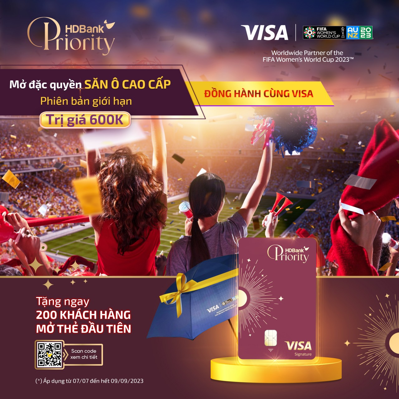 Thẻ tín dụng HDbank Priority - Tinh Tú Phương Đông: Ưu đãi ngập tràn cho khách hàng đặc biệt