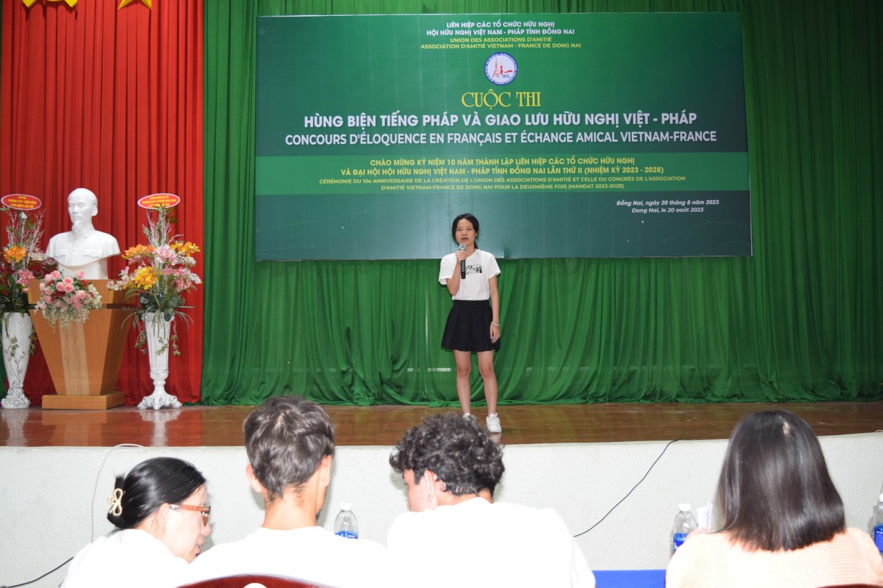 Đồng Nai tổ chức Cuộc thi hùng biện tiếng Pháp và giao lưu hữu nghị Việt Pháp