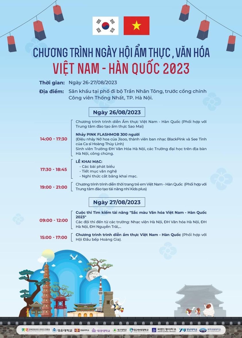 Trải nghiệm văn hóa Hàn Quốc tại Việt Nam