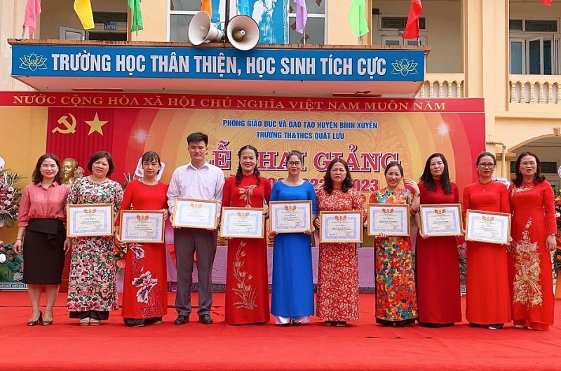 Trường Tiểu học và THCS Quất Lưu: Đổi mới phương pháp dạy và học nâng cao chất lượng giáo dục