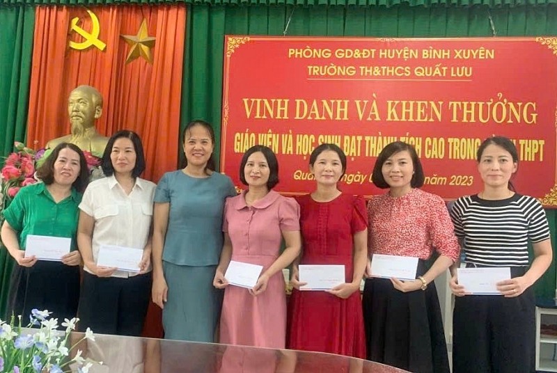 Trường Tiểu học và THCS Quất Lưu: Đổi mới phương pháp dạy và học nâng cao chất lượng giáo dục