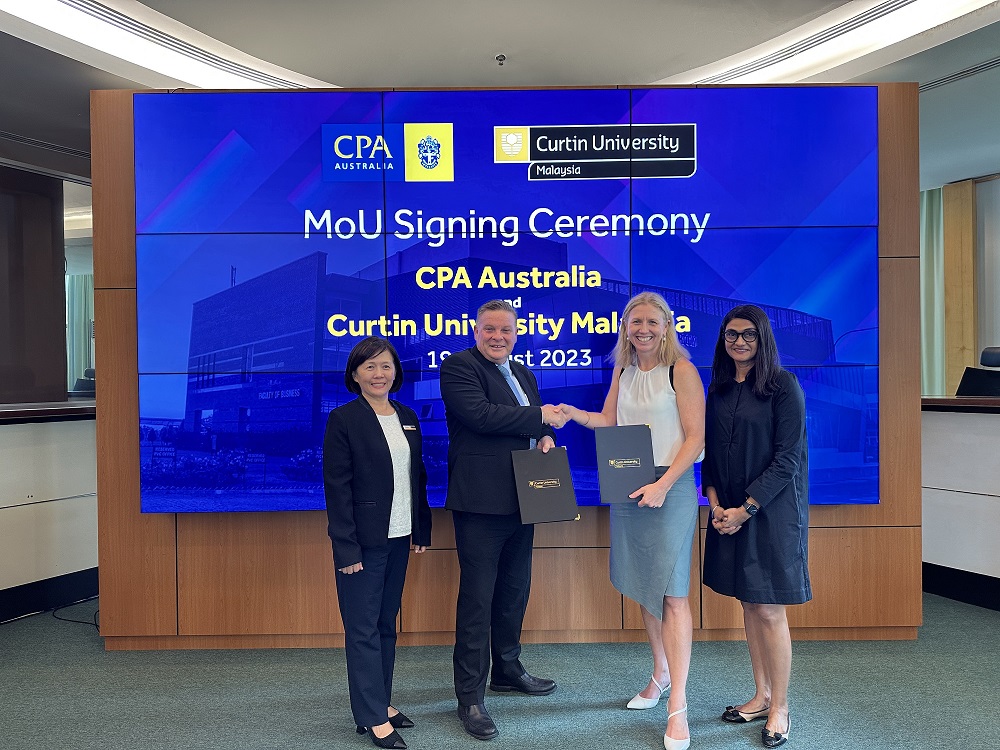 Curtin Malaysia và CPA Australia hợp tác để phát triển nghề cho các kế toán viên tương lai
