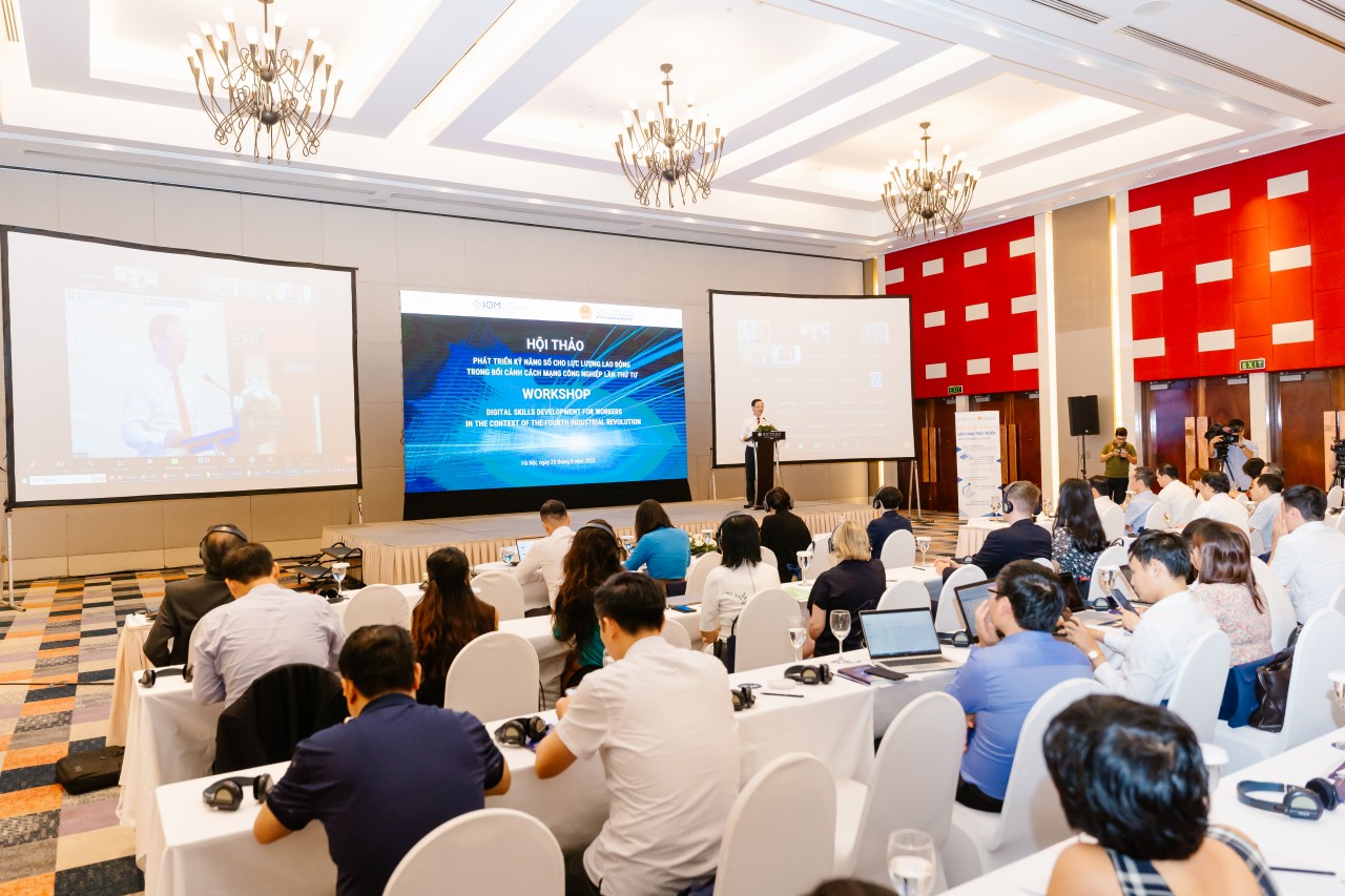 IOM hỗ trợ Việt Nam phát triển kỹ năng số cho lực lượng lao động hướng tới di cư an toàn, bền vững