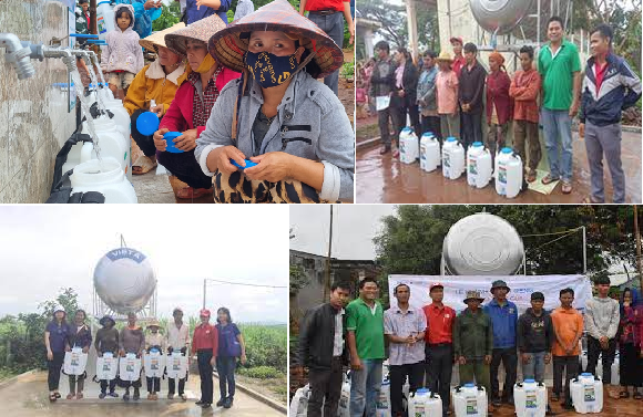 Hỗ trợ 186 giếng khoan và 11.240 gùi nước cho người dân trên địa bàn 13 huyện ở Gia Lai