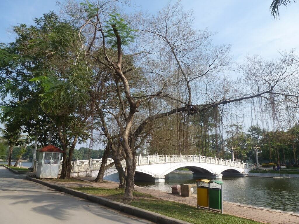 Một góc công viên thống nhất. (Ảnh: KT)