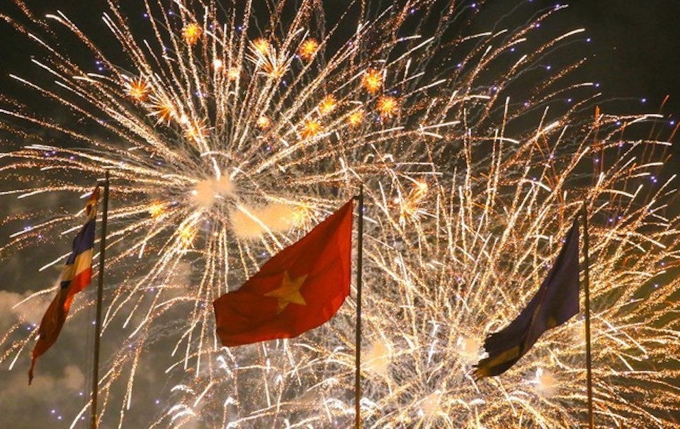 TP Hồ Chí Minh: Pháo hoa sáng rực bầu trời chào mừng 78 năm ngày Quốc khánh TP Hồ Chí Minh: Pháo hoa sáng rực bầu trời chào mừng 78 năm ngày Quốc khánh
