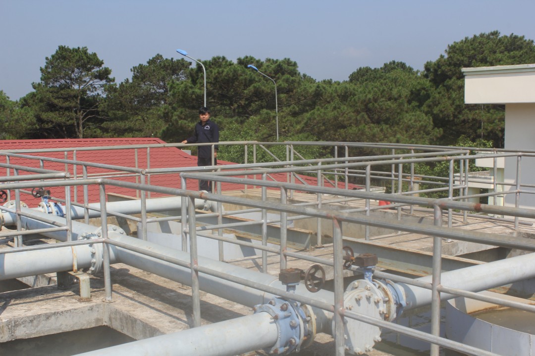 Dự án cấp nước thị xã Buôn Hồ do tổ chức KOICA (Hàn Quốc) tài trợ.