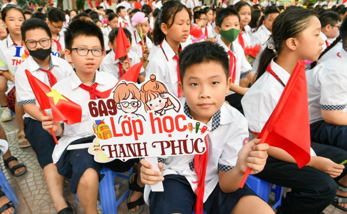 Hơn 22 triệu học sinh Việt Nam hân hoan chào năm học mới
