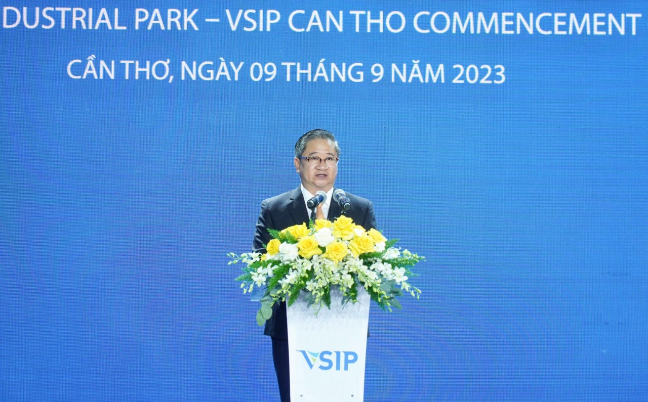 Cần Thơ khởi động dự án Khu công nghiệp Việt Nam - Singapore đầu tư hơn 3700 ngàn tỷ