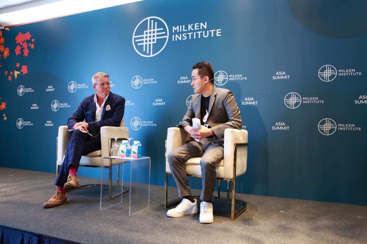 Ông Justin Sun, người sáng lập TRON tham gia Hội nghị Thượng đỉnh châu Á của Viện Milken 2023