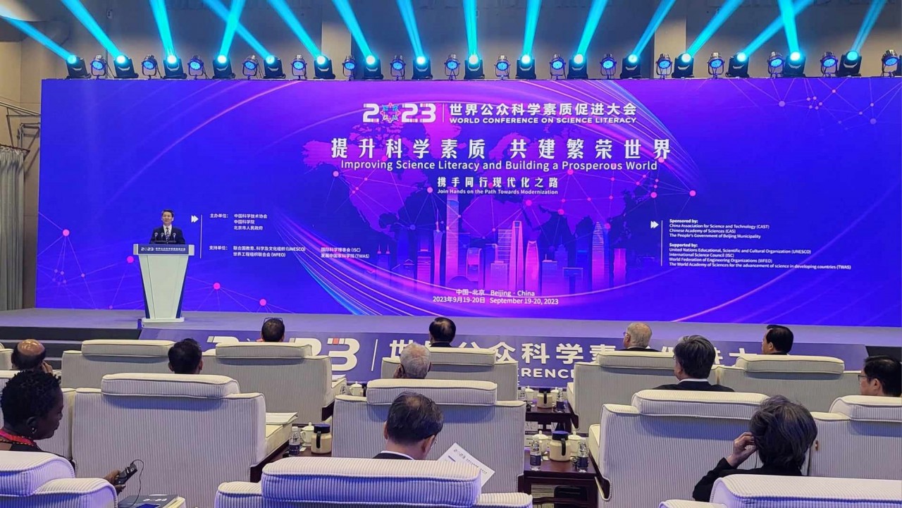 VUSTA dự Hội nghị quốc tế về kiến thức khoa học tại Trung Quốc