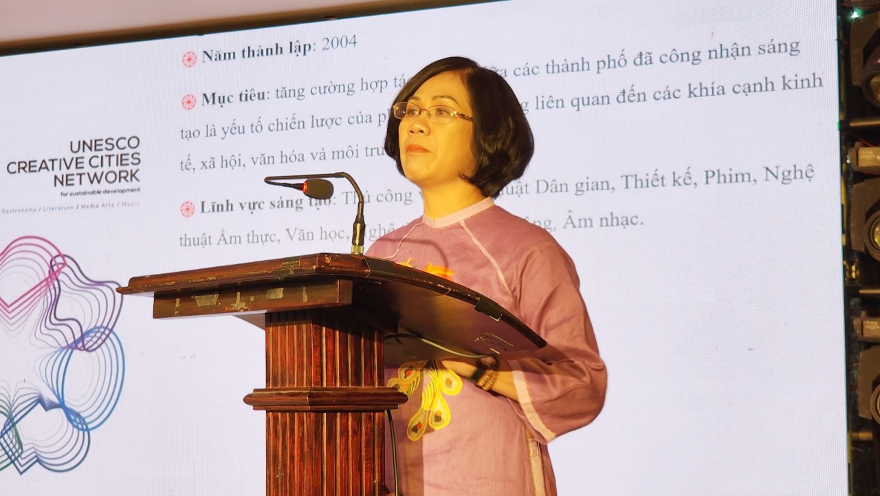 PGS. TS Nguyễn Thị Thu Phương, Viện trưởng VICAS phát biểu.