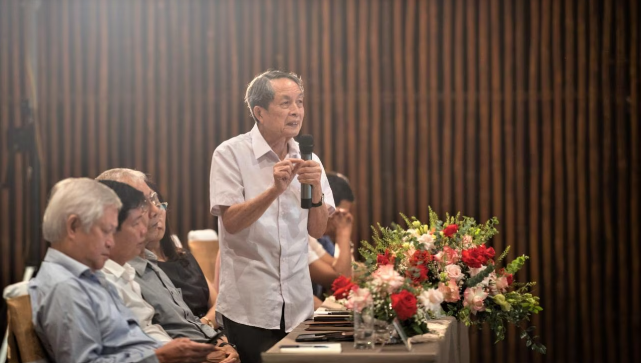 Giáo sư, Viện sĩ, Tiến sĩ khoa học Trần Đình Long. (Ảnh: ActionAid)