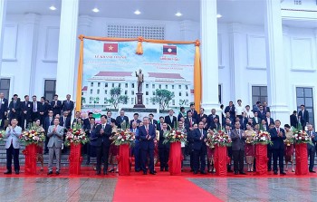 Việt Nam tặng Lào công trình Học viện Chính trị Công an nhân dân