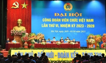 dai hoi cong doan vien chuc viet nam lan 6 de ra 12 chi tieu phan dau