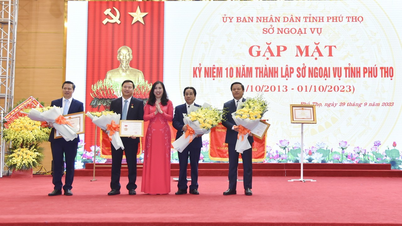 Sở Ngoại vụ tỉnh Phú Thọ kỷ niệm 10 năm thành lập