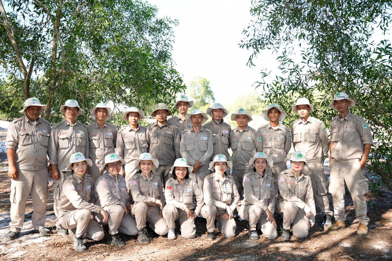 NPA nâng cao năng lực hủy nổ bom mìn cho nhân viên Quảng Trị