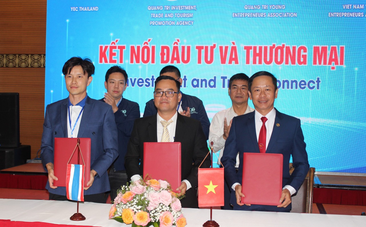 Hội doanh nhân trẻ Quảng Trị - Mukdahan kết nối hợp tác đầu tư, thương mại và du lịch