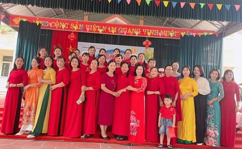 Trường Mầm non Trung Kiên: Nâng cao chất lượng giáo dục và chăm sóc trẻ