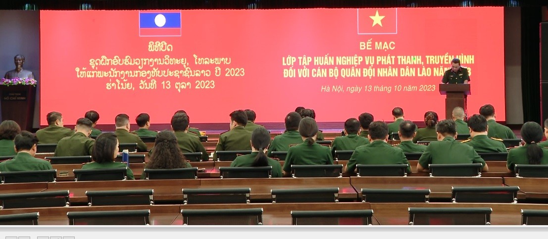 Quang cảnh lễ bế mạc.