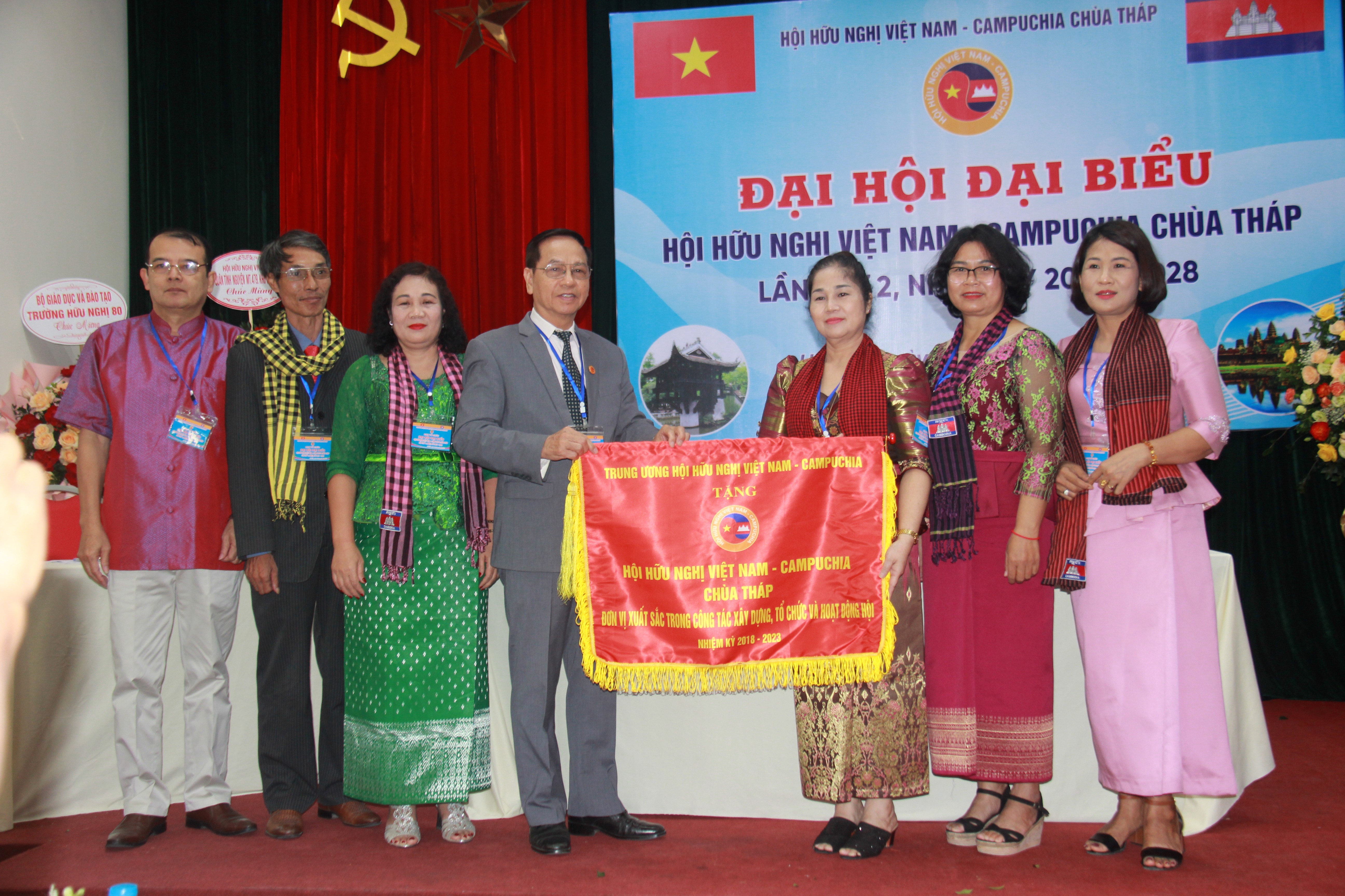 Hội hữu nghị Việt Nam - Campuchia Chùa Tháp: Đỡ đầu 25-30 lưu học sinh Campuchia trong nhiệm kỳ 2023-2028