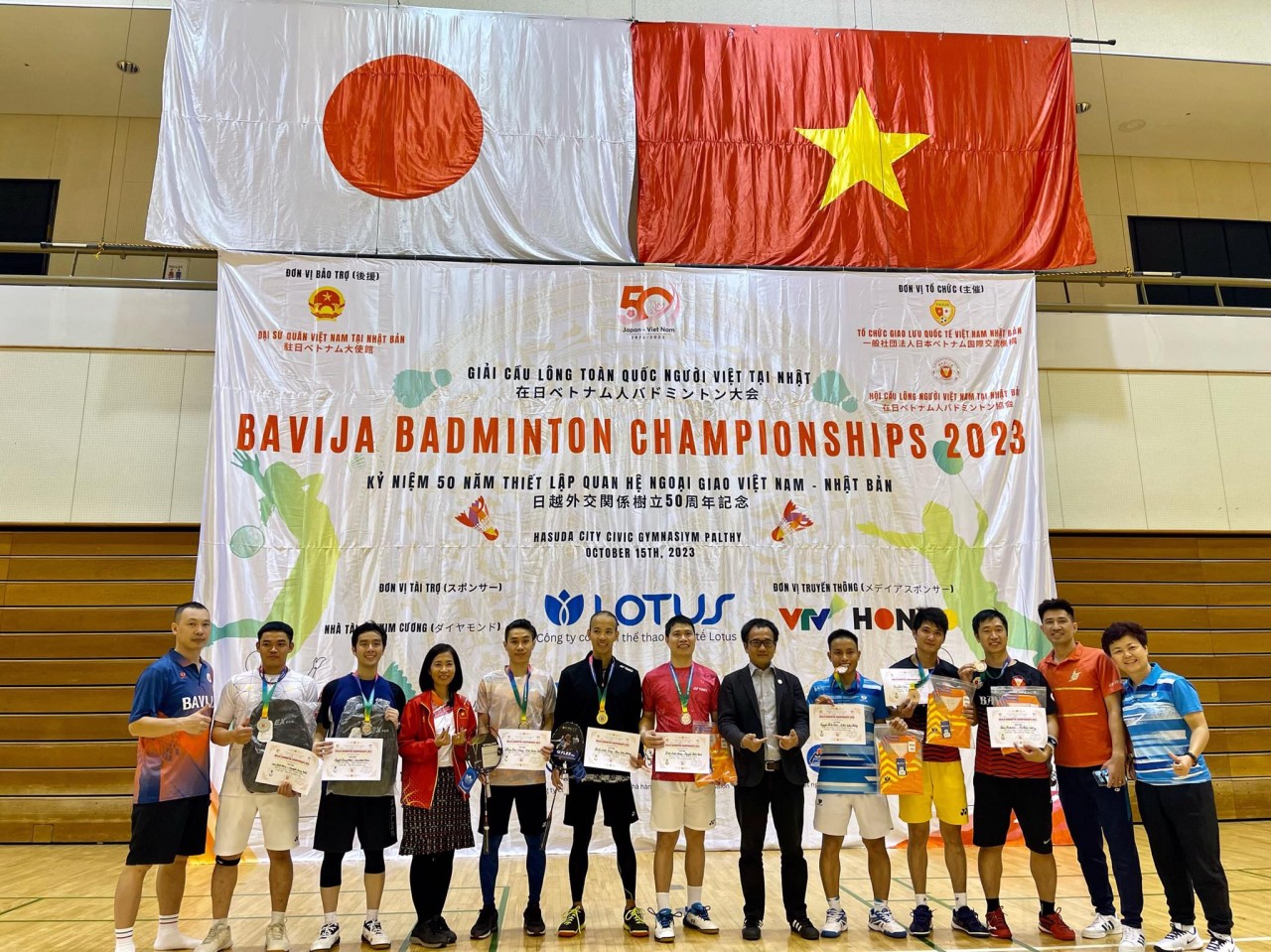 300 vận động viên tham gia Giải cầu lông toàn quốc người Việt tại Nhật