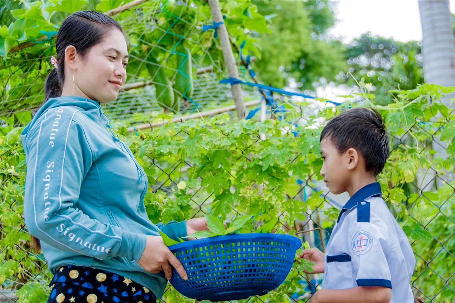 Tiên Phát Lai Em (sinh năm 2016) con trai chị Hoan được nhận học bổng “ Nâng bước em đến Trường”
