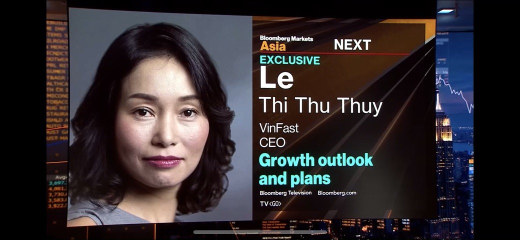 CEO VinFast Lê Thị Thu Thủy đánh giá cao tiềm năng của VinFast tại Đông Nam Á (Ảnh chụp màn hình)
