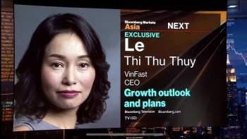 CEO VinFast trả lời Bloomberg TV: VinFast sẽ đạt được mục tiêu bán 40.000– 50.000 xe trong năm nay