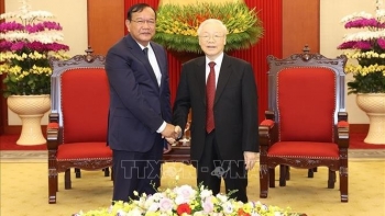 tong bi thu nguyen phu trong tiep truong ban doi ngoai trung uong dang nhan dan campuchia