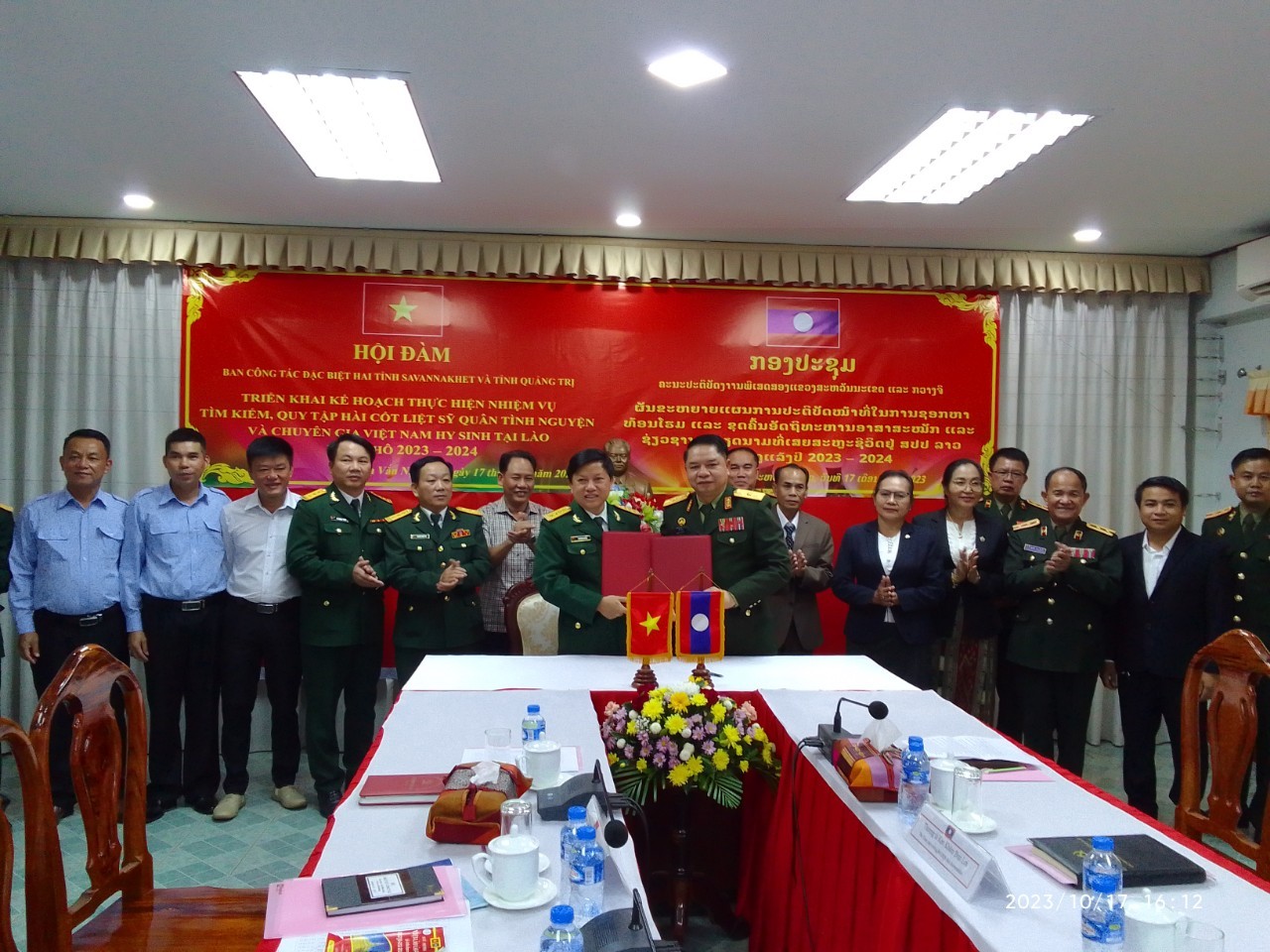 Quảng Trị - Savannakhet: Tăng cường tìm kiếm, quy tập hài cốt liệt sĩ mùa khô 2023-2024