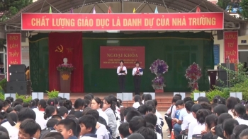 Học sinh Cao Bằng có thêm hiểu biết về đường biên, mốc giới từ trải nghiệm thực tế
