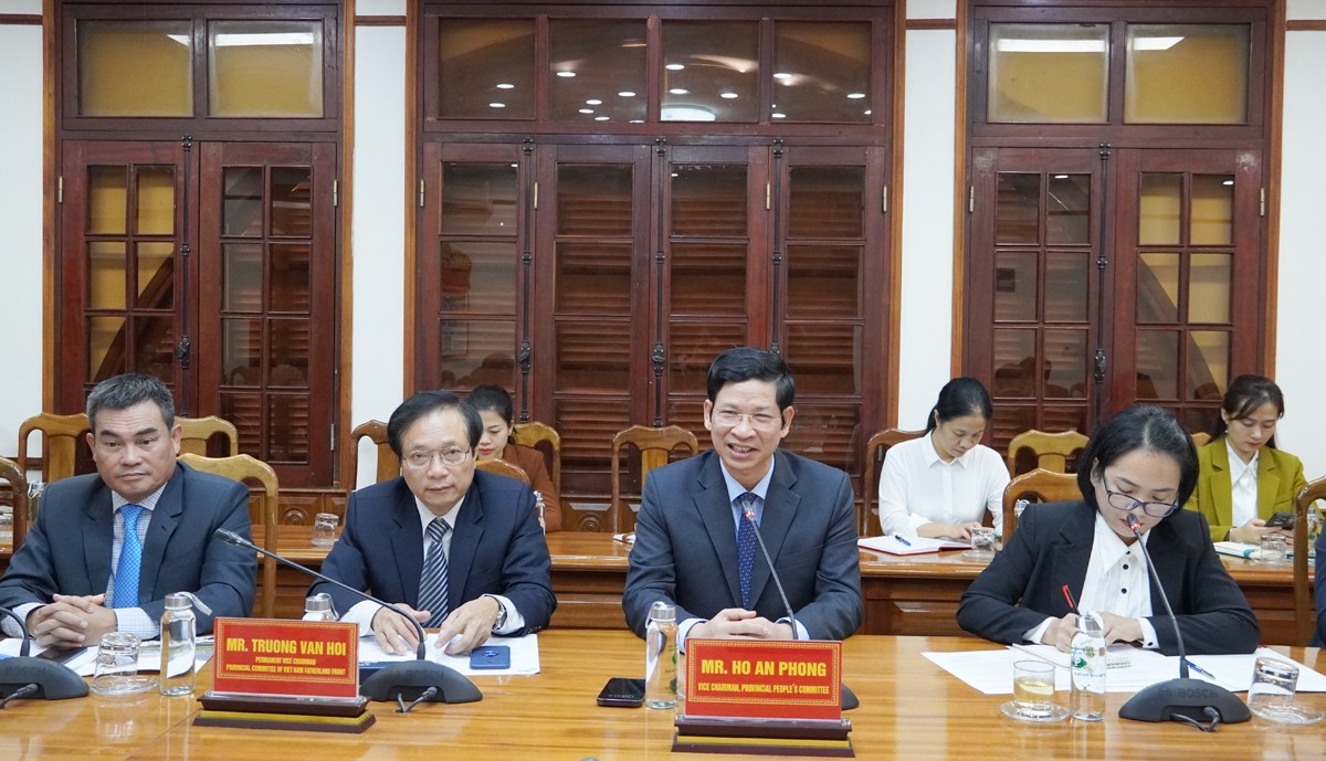 Tăng cường, mở rộng mối quan hệ hợp tác giữa tỉnh Quảng Bình với Hoa Kỳ