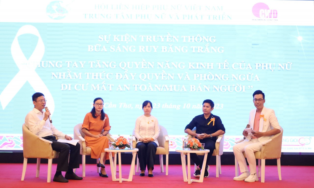 Thúc đẩy quyền cho phụ nữ và phòng nạn mua bán người