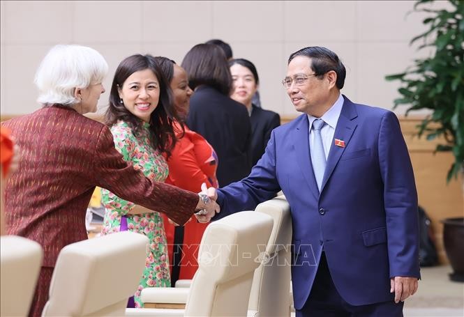 Thủ tướng Phạm Minh Chính tiếp Điều phối viên thường trú và Trưởng các tổ chức LHQ tại Việt Nam