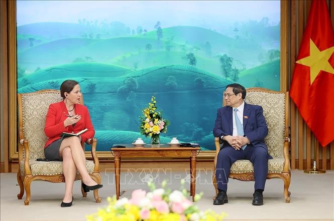 Thủ tướng Phạm Minh Chính tiếp Kinh tế trưởng Bộ Ngoại giao Hoa Kỳ