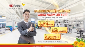 HDBank ưu đãi lãi suất hấp dẫn cho khách hàng doanh nghiệp mới vay