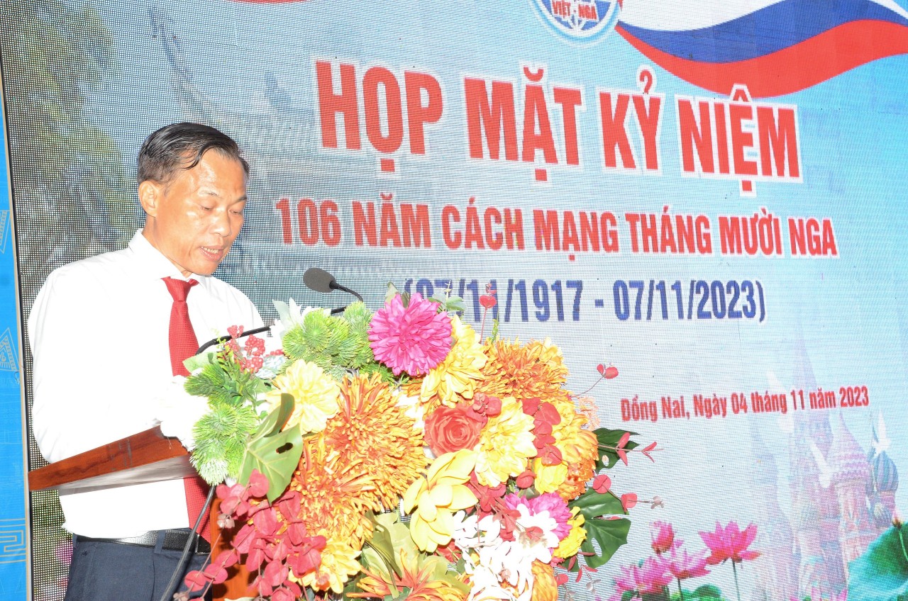 Đồng Nai họp mặt kỷ niệm 106 năm Cách Mạng Tháng Mười Nga