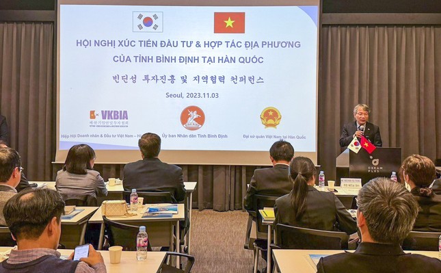 Bình Định ký ghi nhớ hợp tác với Hiệp hội Doanh nhân và đầu tư Việt Nam - Hàn Quốc