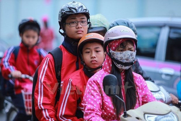 Không khí lạnh tràn về, khu vực miền Bắc trời chuyển mưa | Môi trường | Vietnam+ (VietnamPlus)
