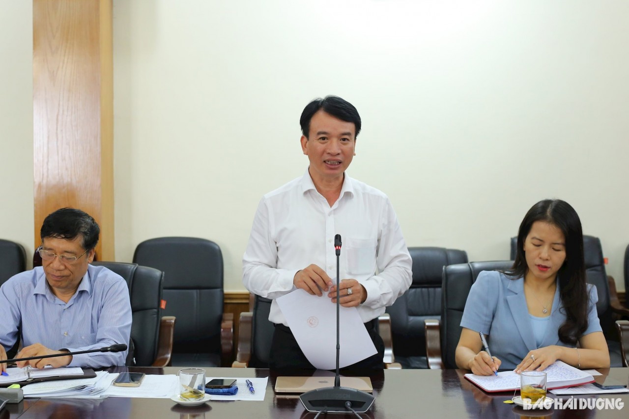 Đồng chí Nguyễn Đức Tuấn, Chủ tịch Ủy ban MTTQ tỉnh, Chủ tịch Liên hiệp Các tổ chức hữu nghị tỉnh Hải Dương. (Ảnh: Báo Hải Dương)