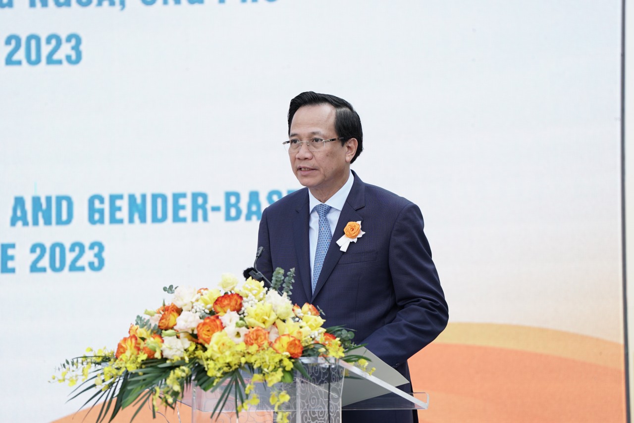 ông Đào Ngọc Dung, Bộ trưởng Bộ Lao động Thương binh và Xã hội.