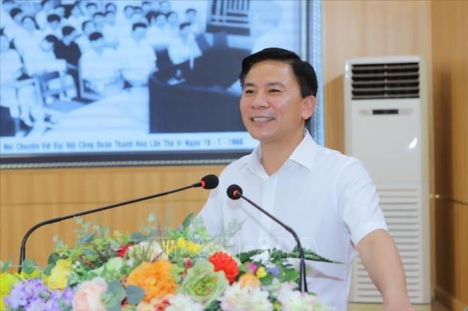  Bí thư Tỉnh ủy Thanh Hóa Đỗ Trọng Hưng. (Ảnh: TTXVN)