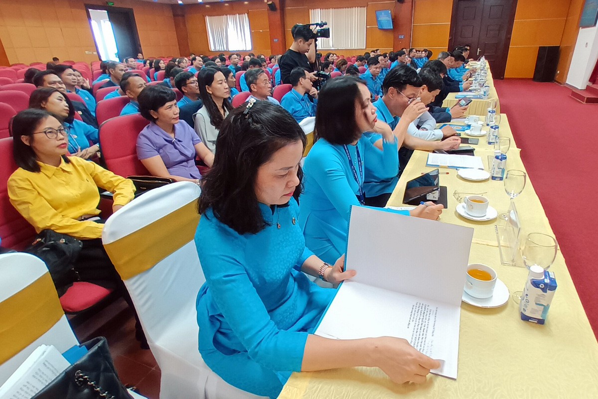 Diễn đàn thu hút sự tham gia của đại diện nhiều công đoàn các địa phương và công đoàn ngành.