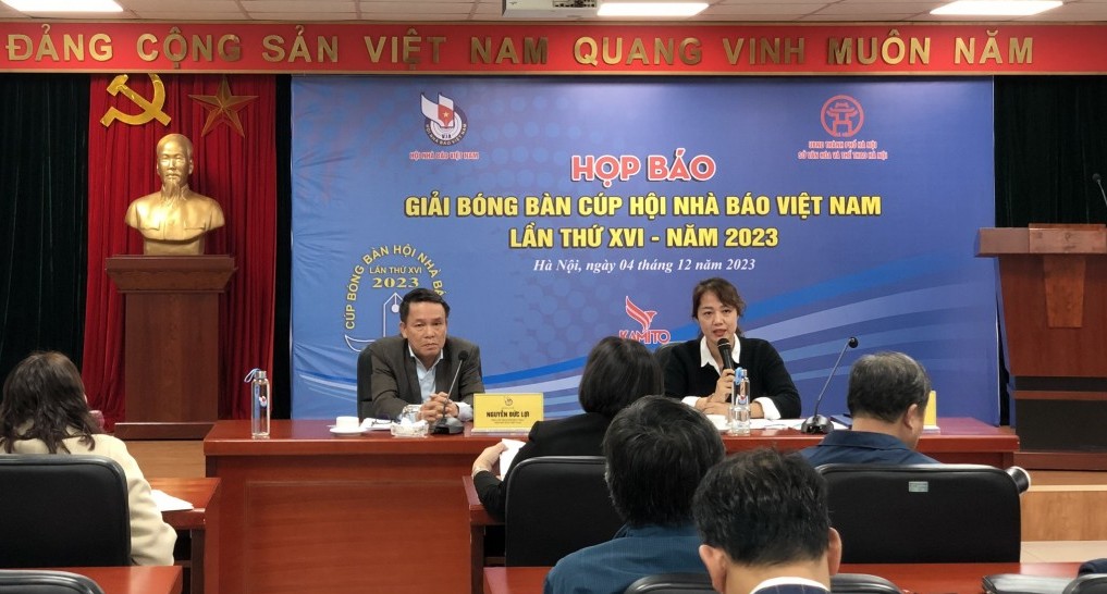 200 tay vợt tranh tài tại Giải bóng bàn Cúp Hội Nhà báo Việt Nam 2023