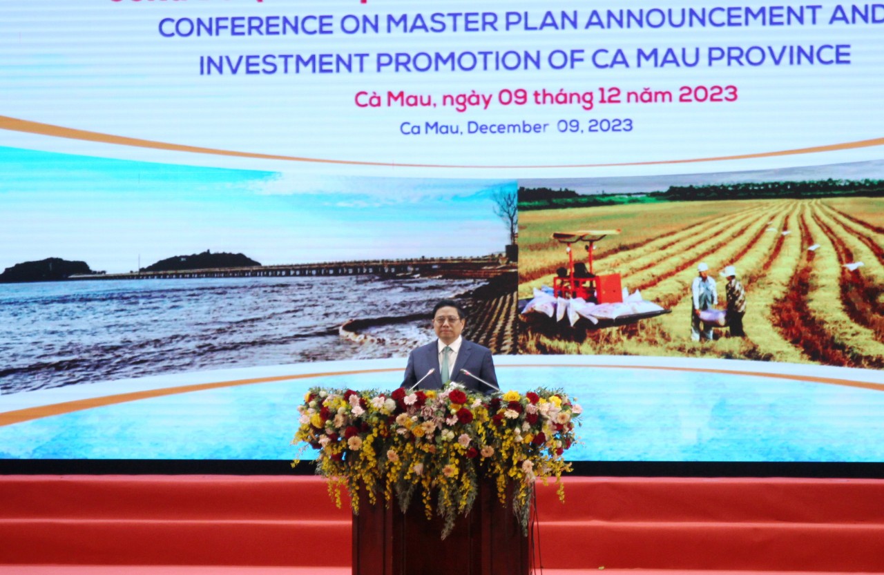 Thủ tướng Phạm Minh Chính dự Công bố quy hoạch và xúc tiến đầu tư tỉnh Cà Mau
