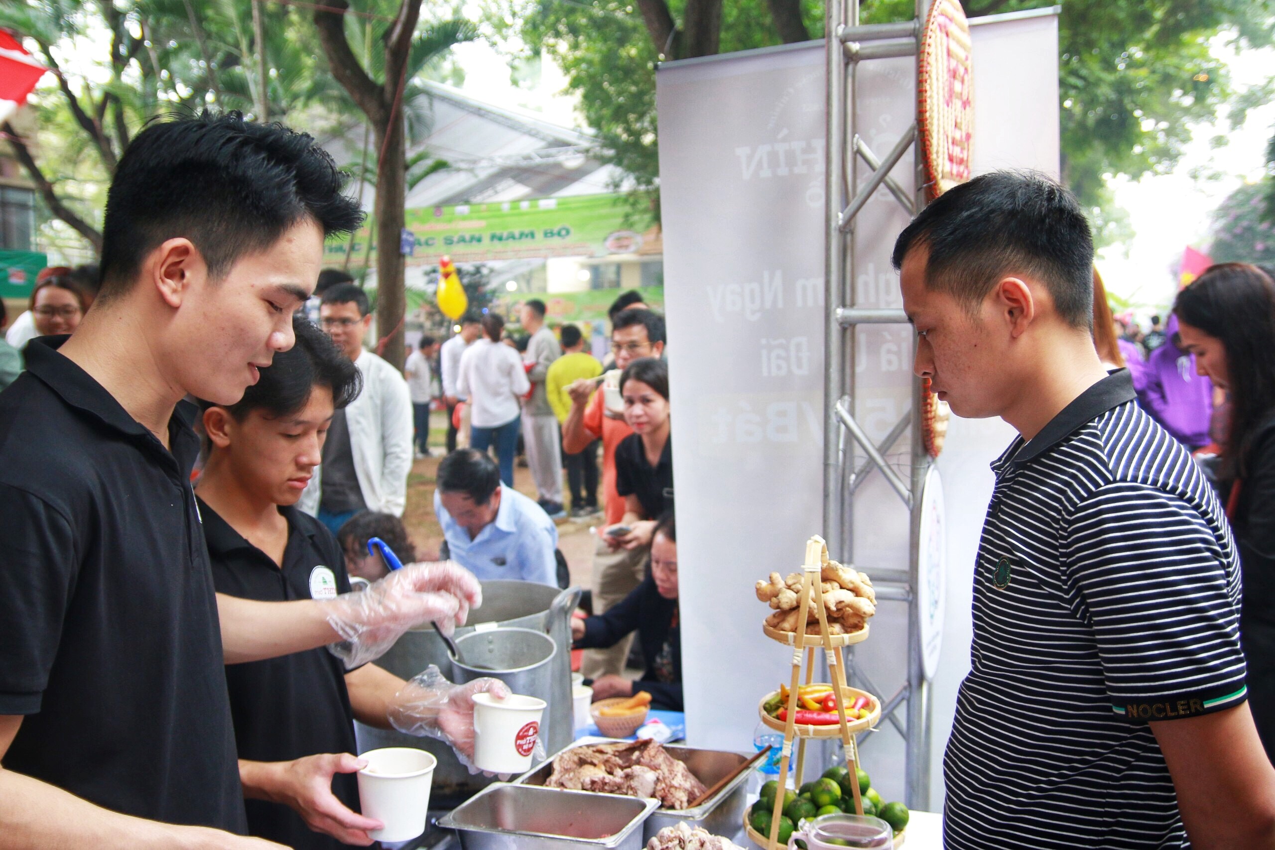 130 gian hàng tham gia Liên hoan ẩm thực quốc tế 2023 Liên hoan ẩm thực quốc tế 2023 lan tỏa tinh thần tương thân tương ái