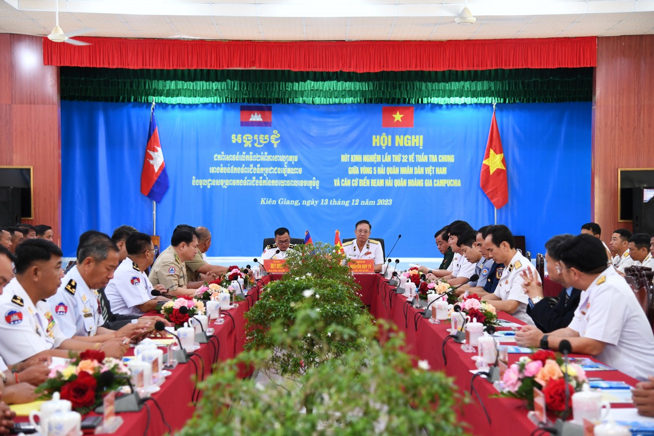 Hải quân Việt Nam – Campuchia tiếp tục thực hiện tốt quy chế tuần tra chung