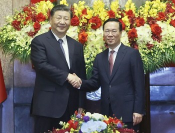 Chủ tịch nước Võ Văn Thưởng hội đàm với Tổng Bí thư, Chủ tịch nước Tập Cận Bình